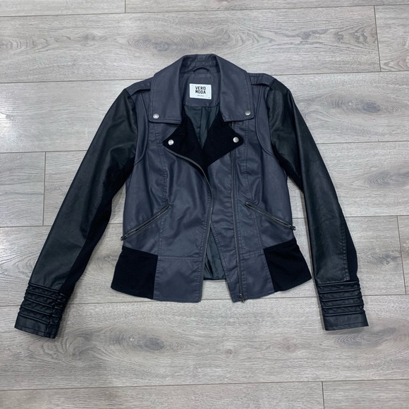 Vero Moda Faux Leather Moro Jacket - Picture 2 of 8